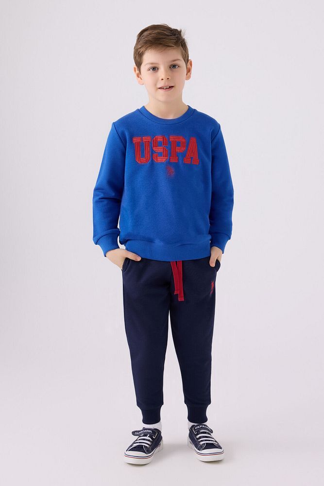 Us Polo Erkek Çocuk Eşofman Takımı Us1927 Cobalt