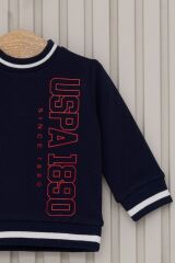 US POLO ERKEK BEBEK 2LI TAKIM  Lacivert