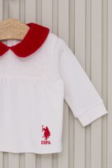 Us Polo Kız Bebek 2 Li Takım USB2178 Krem