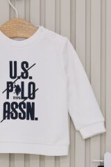 US POLO ERKEK BEBEK 2LI TAKIM  Krem