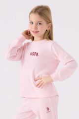 Kız Çocuk Uzun Kol Pijama Takım US1987 Su Yeşili