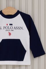 US POLO ERKEK BEBEK 2LI TAKIM  Krem