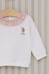 Us Polo Kız Bebek 2 Li Takım USB2147 Krem