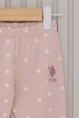 Us Polo Kız Bebek 2 Li Takım USB2147 Krem