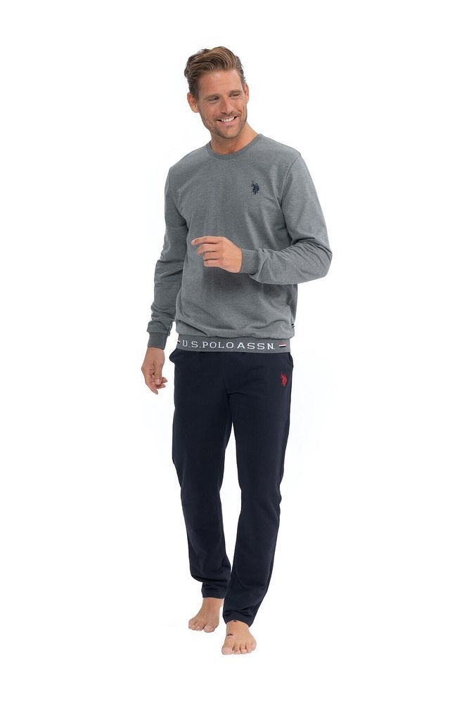 U.S. Polo Assn. Erkek Antrasit Melanj Ev Giyim 025NWK.1.BONN8.IE.CL.8L1.DE5.EK11
