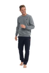 U.S. Polo Assn. Erkek Antrasit Melanj Ev Giyim 025NWK.1.BONN8.IE.CL.8L1.DE5.EK11