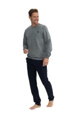 U.S. Polo Assn. Erkek Antrasit Melanj Ev Giyim 025NWK.1.BONN8.IE.CL.8L1.DE5.EK11