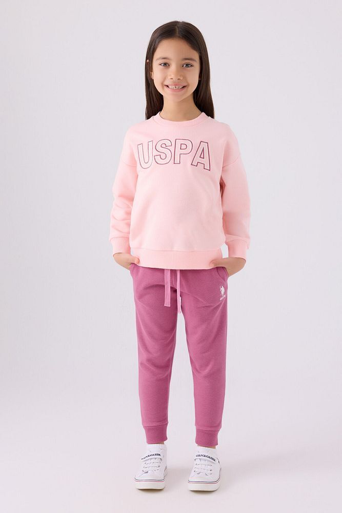 Us Polo Kız Çocuk Eşofman Takımı US1964 Pembe