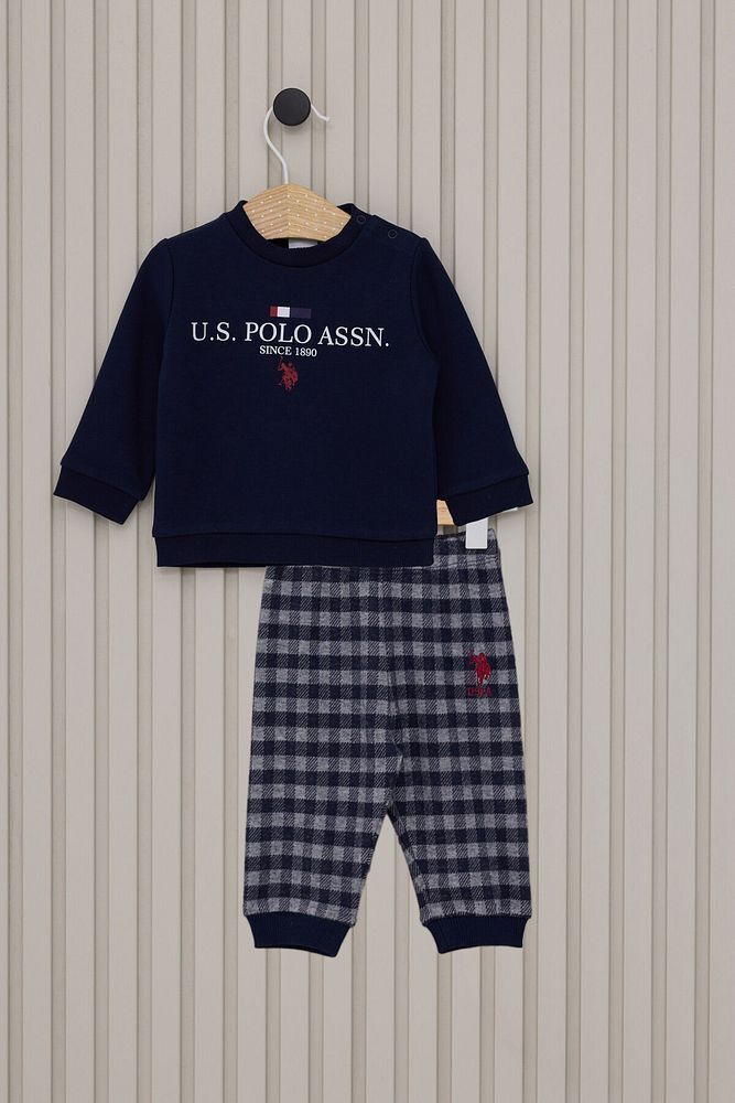 Us Polo Erkek Bebek 2 Li Takım USB2158 Lacivert
