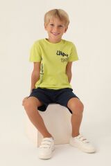 U.S. Polo Assn Lisanslı Clothing Yeşil Erkek Çocuk Bermuda Takım