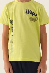 U.S. Polo Assn Lisanslı Clothing Yeşil Erkek Çocuk Bermuda Takım