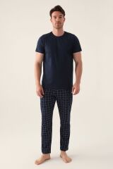 Erkek Lacivert Pijama Takımı