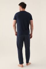 Erkek Lacivert Pijama Takımı