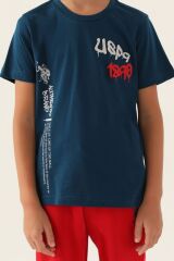 U.S. Polo Assn Lisanslı Clothing Lacivert Erkek Çocuk Bermuda Takım
