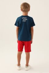 U.S. Polo Assn Lisanslı Clothing Lacivert Erkek Çocuk Bermuda Takım