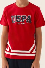 U.S. Polo Assn Lisanslı Est Kırmızı Erkek Çocuk Bermuda Takım