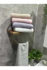 Nurpak bambu  havlu 50x90 el  Havlusu 4 lü