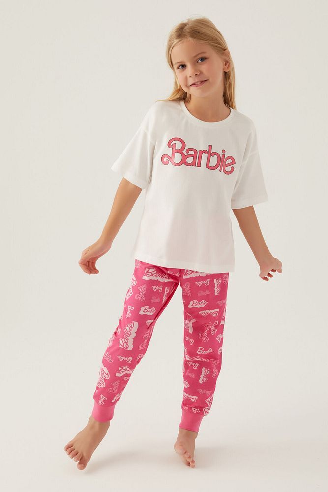 Cool Krem Kız Çocuk Pijama Takımı