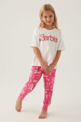 Cool Krem Kız Çocuk Pijama Takımı