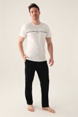 The Krem Erkek Pijama Takımı