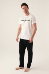 The Krem Erkek Pijama Takımı