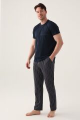 Erkek Siyah Pijama Takımı