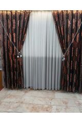Avangart  Fon Perde  desenli  bir kanat GRLK 016