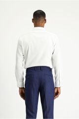 Uzun Kol Slim Fit Dar Kesim Non Iron Saten Pamuklu Gömlek