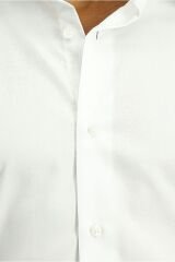 Uzun Kol Slim Fit Dar Kesim Non Iron Saten Pamuklu Gömlek
