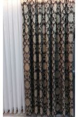 Birillant Fon Perde damaks desen modern fon bir kanat GRLK 007