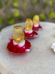 Bordo Ledli Kına El Mumu, Nedime, Bride, Bekarlığa Veda Partisi, 12 Adet