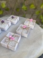 10 Adet Süslemeli Lotus Mum, Nikah Şekeri, Doğum, Sünnet, Düğün Nişan Söz, Kına, Doğum Günü.