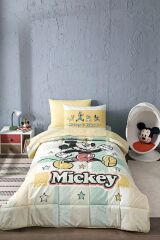 Mickey Mouse Star Tek Kişilik Disney Lisanslı Lastikli Fitted Çarşaf Çocuk Uyku Seti