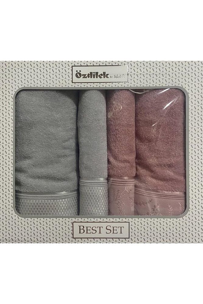 Ditsy Pembe-gri Best Set