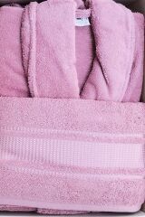 Colourist Aile Bornoz Seti İndigo-Pembe