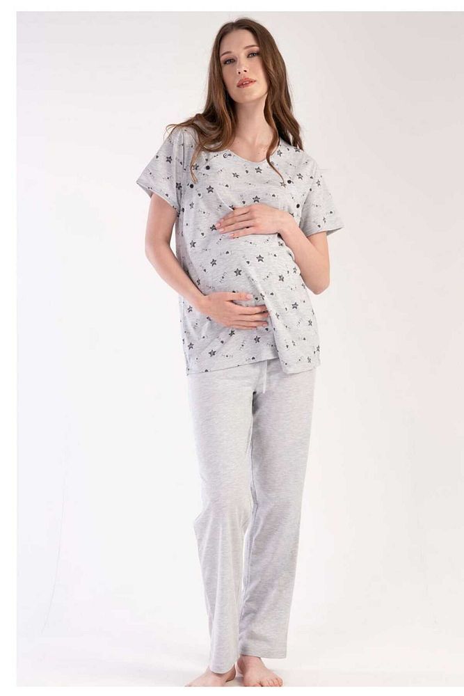 Pamuklu lohusa pijama takımı